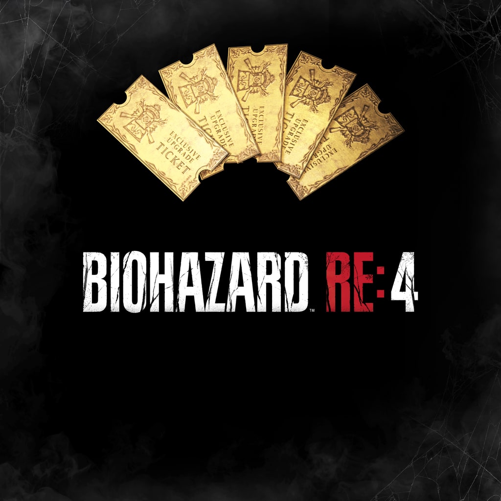 Biohazard RE:4 무기 특수 개조 티켓 x5 (A) (한국어판)