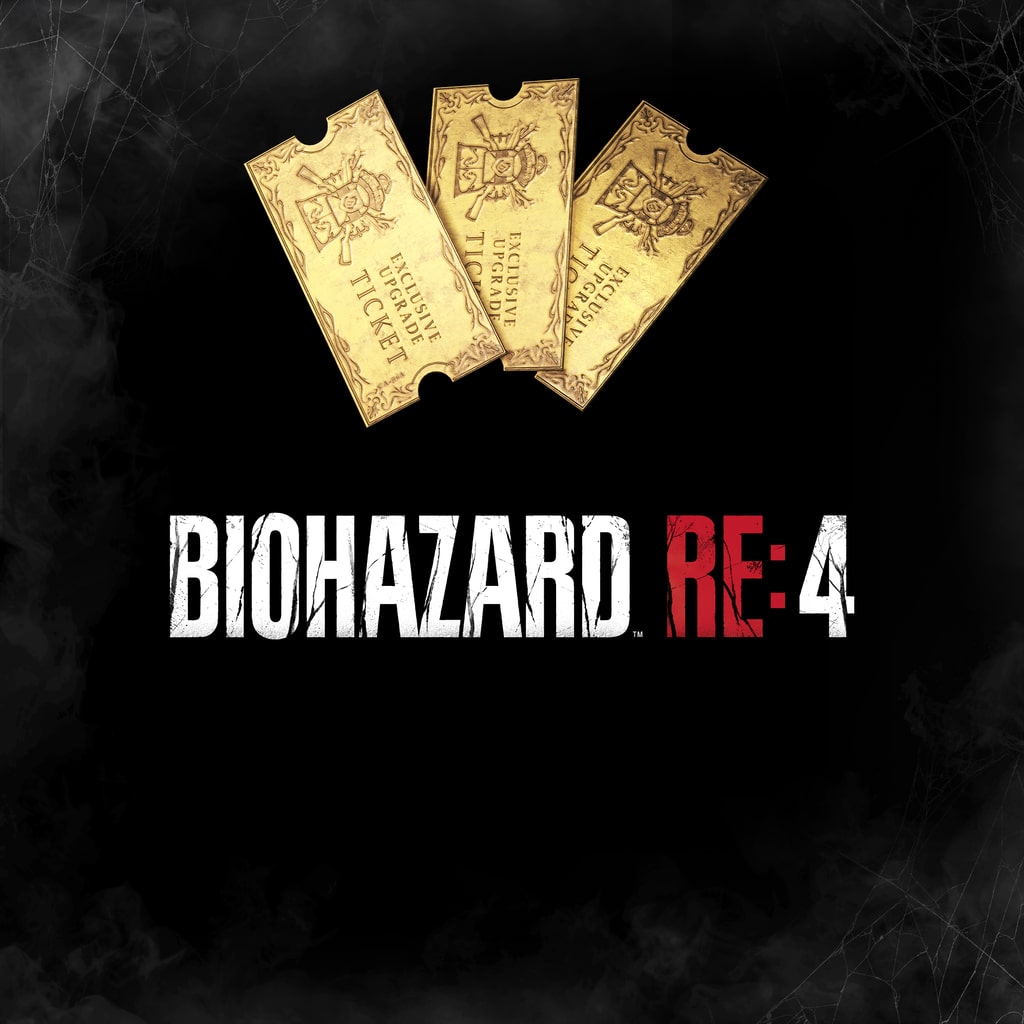 Biohazard RE:4 무기 특수 개조 티켓 x3 (C) (한국어판)