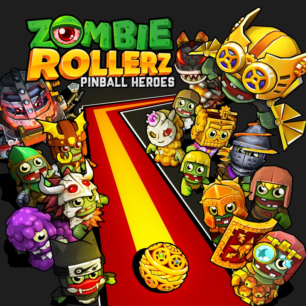 Zombie Rollerz: Pinball Heroes (중국어(간체자), 한국어, 영어, 일본어, 중국어(번체자))