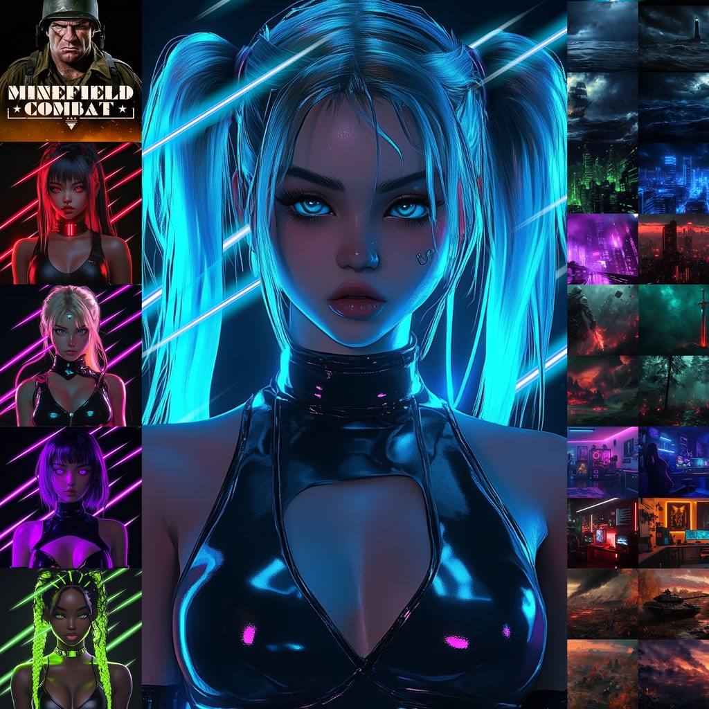 Minefield Combat Epic Theme Avatar Bundle (영어)