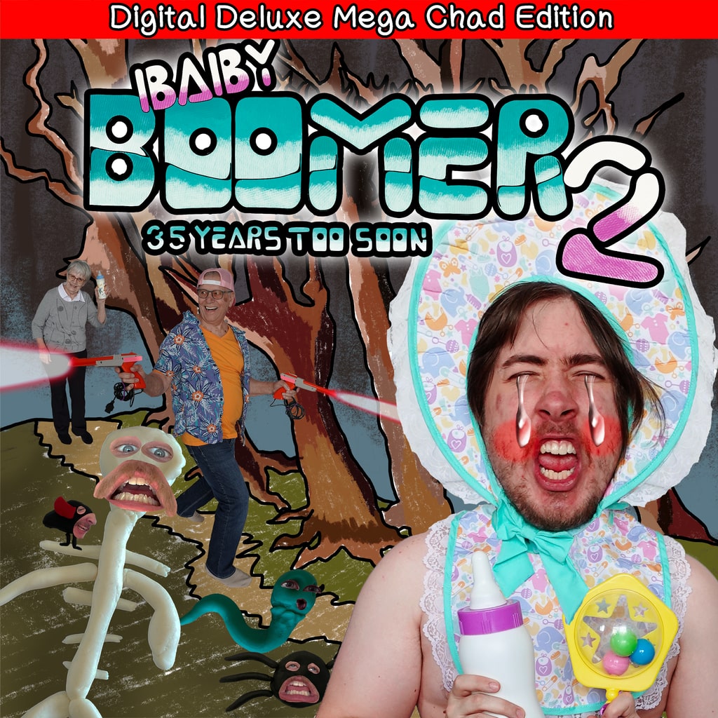 Baby Boomer 2: 35 Years Too Soon: Digital Deluxe Mega Chad Edition PS4 & PS5 (영어)
