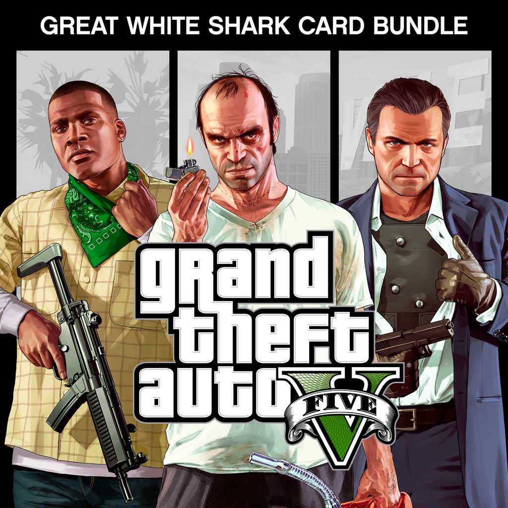 Grand Theft Auto V 인핸스드 및 그레이트 화이트 샤크 카드 번들