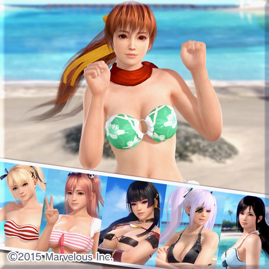 DOAX3 Fortune 『섬란 카구라』  콜라보 수영복 제2탄 세트 (한국어판)